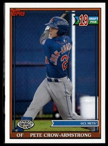Topps Pro Debut 2021 #PD-167 Pete Crow-Armstrong - Imagen 1 de 2