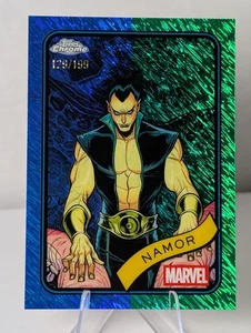 2025 Topps Chrome Marvel Namor #12 Blue & Green Shimmer Refractor /199 - Bild 1 von 2