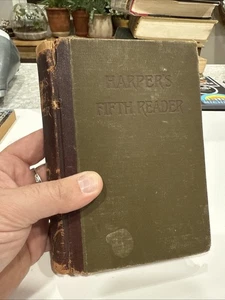 Antique 1889 Harper’s Fifth Reader – Harper’s Educational Series – School Book - Picture 1 of 12