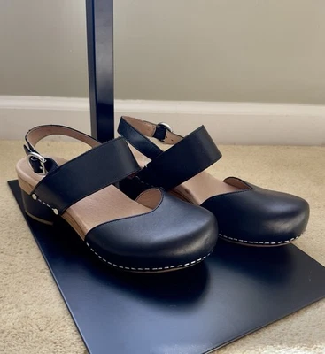 Dansko Women's Malin Clog EU 37/ 6.5-7 US, Black Leather Cottage Core Mary Jane - Image 1 of 4