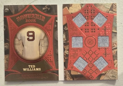 Libro de historia de hojas TED WILLIAMS 2025 6 RELIQUIAS libro de recuerdo rojo 1/1 Foto 1 de 3