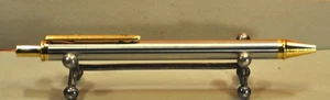 Vintage  Chrome>   German  c.1981's  Pusher  Rollerball pen - Picture 1 of 11