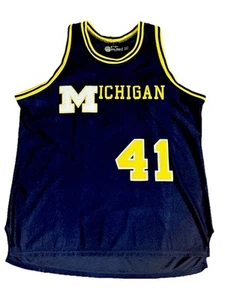 Maglia basket vintage Michigan Wolverines Glen Rice #41 Tiedman Formby XL 🔥 - Foto 1 di 7