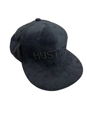 Boné de beisebol bordado preto Hustler - Imagem 1 de 3