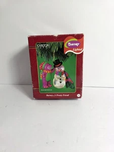 Carlton Cards Ornamento Barney’s Frosty Friend 2001 Collezione Cimelio No Bird - Foto 1 di 7