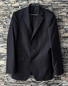 Charles Tyrwitt Suit Jacket Blazer Mens 38R Black Slim Fit Reda Italian Wool - Picture 1 of 9