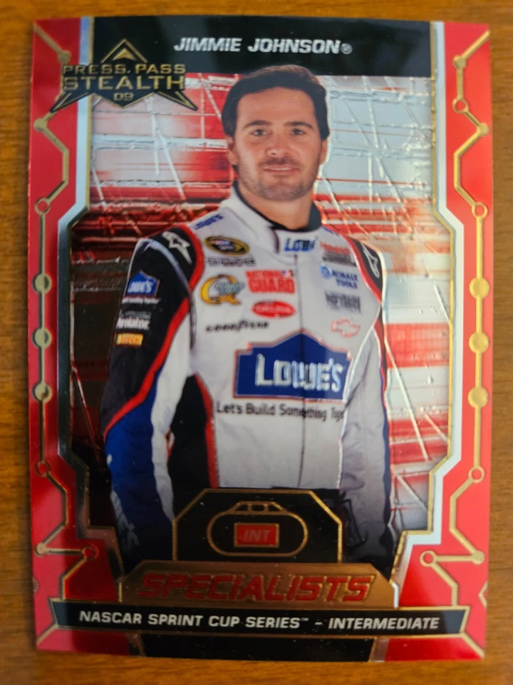 2009 Press Pass Stealth Chrome Jimmie Johnson Card#78 - Image 1 of 1