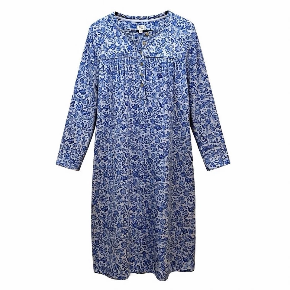 Vestido de abuela Aria suave tejido polar M manga larga reúne acogedor Foto 1 de 4