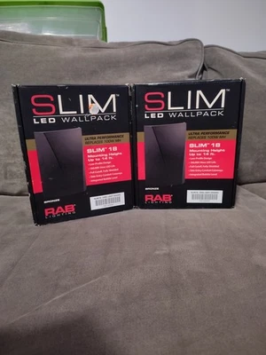 Rab Lighting Slim 18 Cool Light 5000K LED Wallpack - Image 1 of 2