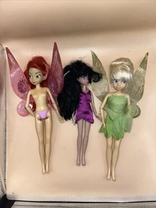 Disney Fairies Puppe Konvolut Figur Spielzeug Flatterflügel Tinkerbell Vidia Rosetta - Bild 1 von 21