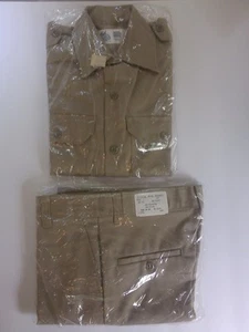 Royal Rangers Uniform Boys Size 10(Shirt) 10 25 (Pants) Khaki Made In USA - Picture 1 of 8