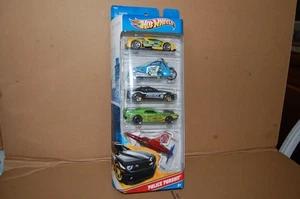 2010 Hot Wheels Police Pursuit 5-Pack 1/64 - Picture 1 of 1