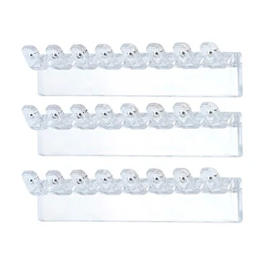 Set Of 3 Hanging Necklace Organizers Ear Jewelry Holder For Earrings And Bangles - Picture 1 of 8