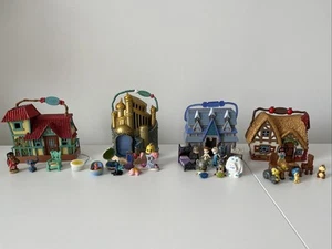 Disney Micro Cottages Animatoren Sammlung Frozen Schneewittchen Häuser Konvolut x 4 - Bild 1 von 24