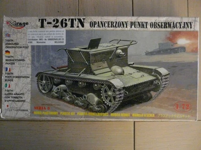 Maquette Véhicule 1/72 Mirage Ref 72606 T-26TN - Photo 1/2