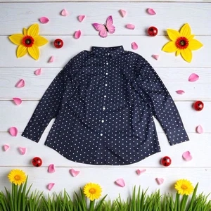 Damen Lands’ End No Iron Supima Langarm mit Knopfleiste Größe 16W - Bild 1 von 8