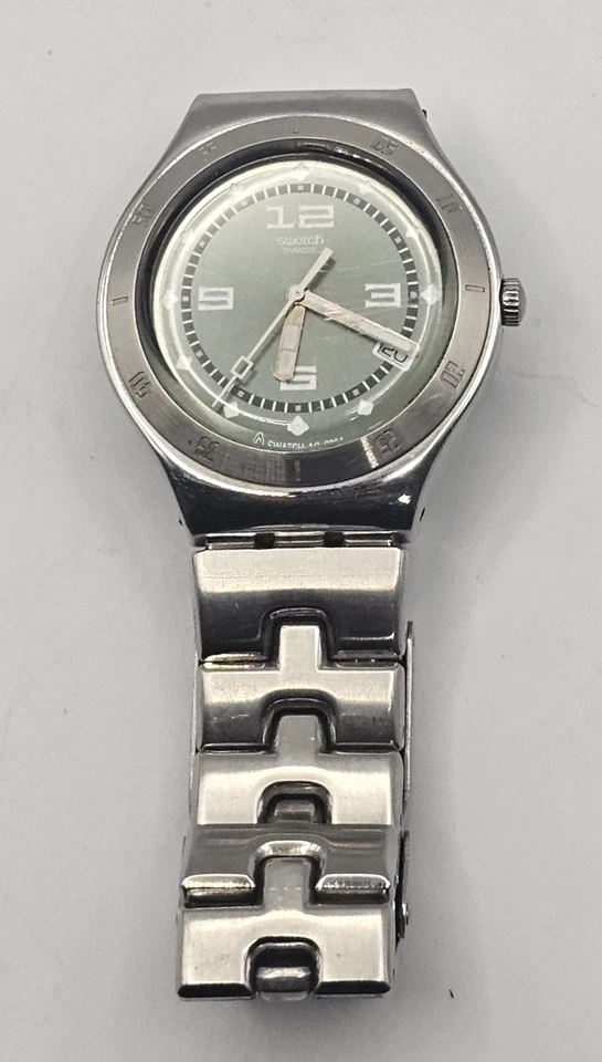 Swatch Irony Unisex Stainless Steel Patented Water-Resistant Quartz Watch - Work — 第 1/4 张图片