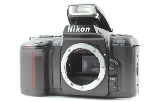 ALL Works [MINT] Nikon F-601 Quartz Date Black AF Film Camera Body from JAPAN - Picture 1 of 12