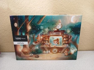 Joifulio “Donut Shops In The Forest” Puzzle 1000 Pieces. ￼excellent Condition! - Picture 1 of 9