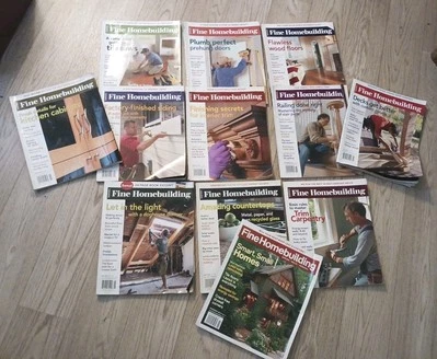 Taunton’s Fine Homebuilding Magazine Lot of 12 Vintage Back Issues / 2007 - 2010 Foto 1 de 4