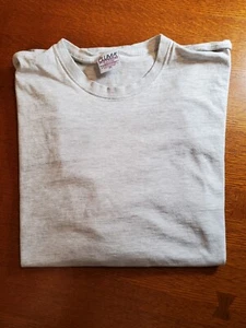 T-shirt uomo manica corta PLUMA grigio erica USA cotone pesante TG XXL - Foto 1 di 14