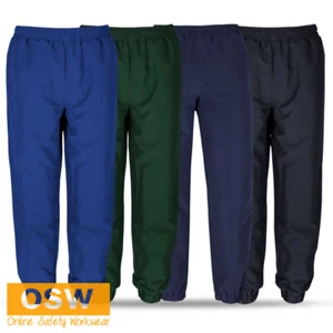 Kids Cuffed Warm Up Pants - Navy, Black, Bottle Green, Royal Blue 7WUCP - Picture 1 of 14