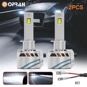 2x OPRAH H1 LED Headlight Bulbs Conversion Kit High Low Beam 6000K Super White - Foto 1 di 14