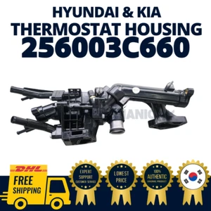 GENUINE OEM Hyundai Kia Thermostat Housing Control Assy Coolant Temperature - Picture 1 of 3