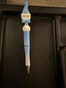 Focal Bead “Winter Wonderland Gnome” Ballpoint Pen - Picture 1 of 1