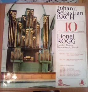 Johann Sebastian Bach, Lionel Rogg – Organ Works Volume 10 Vinyl Lp UK Pressed - Imagen 1 de 4