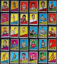 1972-73 Topps Basketball Cards Complete Your Set You U Pick From List 1-132