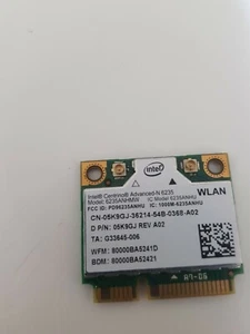 Intel Centrino Advanced N 6235 W-Lan / Half Size 05K9GJ Dell WIFI Card - Bild 1 von 1