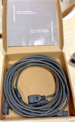 USB Male to Female Extension Cable USB 2.0 Extender Cord 9 Feet - Image 1 of 4