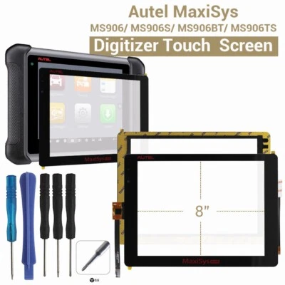 Digitizer Touch Screen 8 inch For Autel MaxiSys MS906 MS906S MS906BT MS906TS - Image 1 of 4