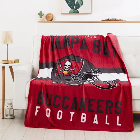 Northwest NFL Tampa Bay Buccaneers "Singular" Silk Touch Throw Blanket, 45"x60" Cover
