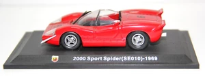 METRO USATO 1:43 AUTO DIE CAST 2000 SPORT SPIDER SE010 1969 ROSSO EDI 2 ABARTH - Foto 1 di 5