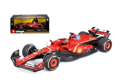 Modellino Ferrari SF-24 Monza 2024 Charles Leclerc 1/18 Burago con pilota - Immagine 1 di 2