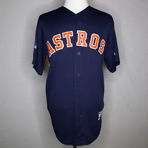 Houston Astros 2017 World Series Jose Altuve #27 Majestic jersey Size L MLB USA - Picture 1 of 5