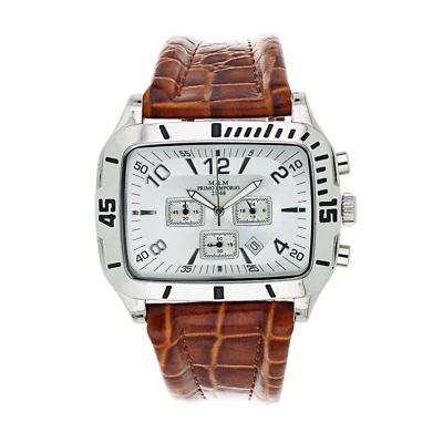 Orologio PRIMO EMPORIO  CHRONO UOMO SPORT acciaio e pelle - Immagine 1 di 3