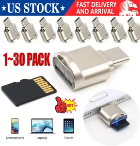 TypeC To Micro SD TF Card Reader OTG USB Adapter Converter For Samsung Phone Lot - Picture 1 of 30