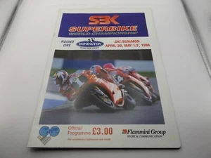 1994 DONINGTON PARK PROGRAMME 2/5/94 - SBK WORLD SUPERBIKE CHAMPIONSHIP - Picture 1 of 1