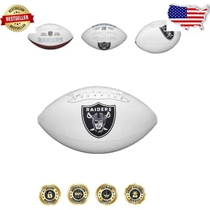 Official NFL Live Team Autograph Football - Las Vegas Raiders Edition - Picture 1 of 8