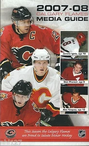 2007-08 NHL Hockey Official Media Guide Calgary Flames Iginla Phaneuf Tanguay - Bild 1 von 1