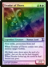 Tivadar of Thorn FOIL Time Spiral PLD White Rare MAGIC MTG CARD ABUGames