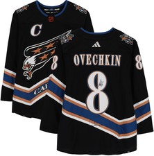 Alex Ovechkin Capitals Signed 2022-23 Reverse Retro Authentic Jersey