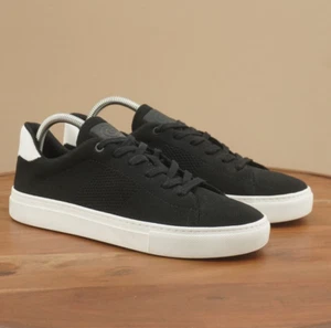 Greats Brooklyn Mens Royal Knit Lace Up Sneakers Size 8 M Black White Lace Up - Picture 1 of 9