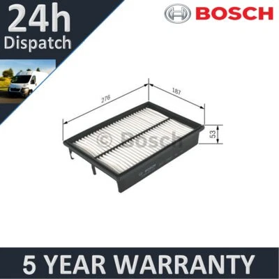 Compatível com Mazda Mazda5 3 Premacy 1.8 2.0 D 2.2 2.3 + Outros Modelos Filtro de Ar Bosch - Imagem 1 de 4