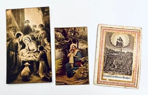1920's Antique Religious German Prayer Cards Paper Ephemera Virgin Mother Mary - Picture 1 of 4