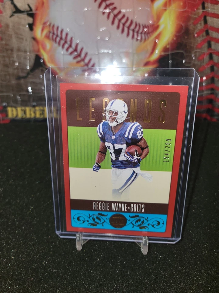 2023 Legacy Football Reggie Wayne LEGENDS RED /299 COLTS - Image 1 of 2