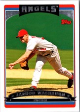 2006 Topps Jarrod Washburn #56 Los Angeles Angels